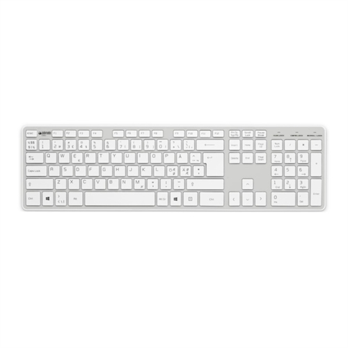 Jobmate Slim Tastatur Hvid